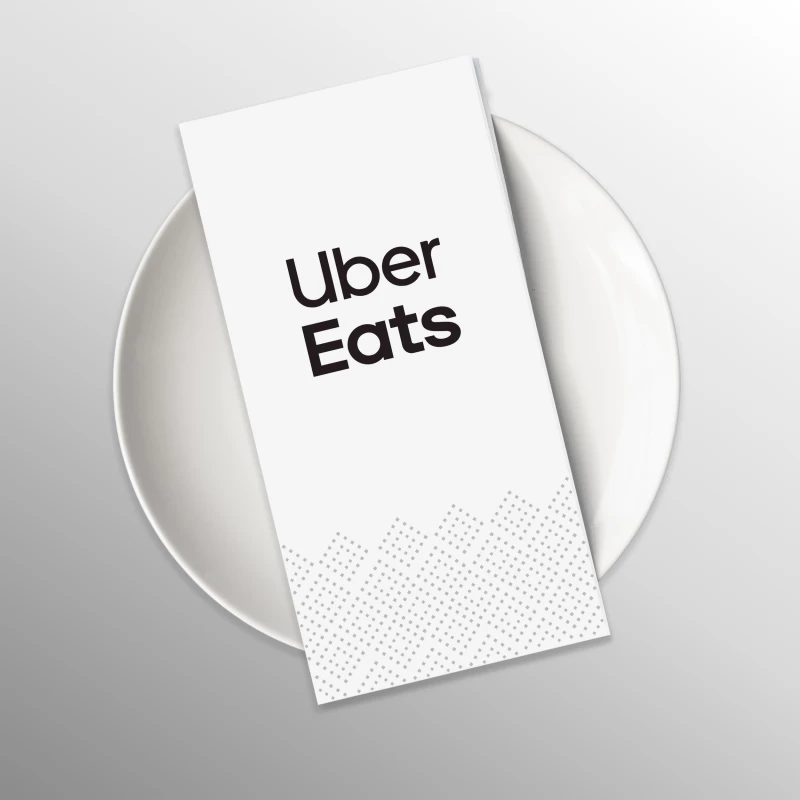 Uber Eats Markenservietten (720 Stück)