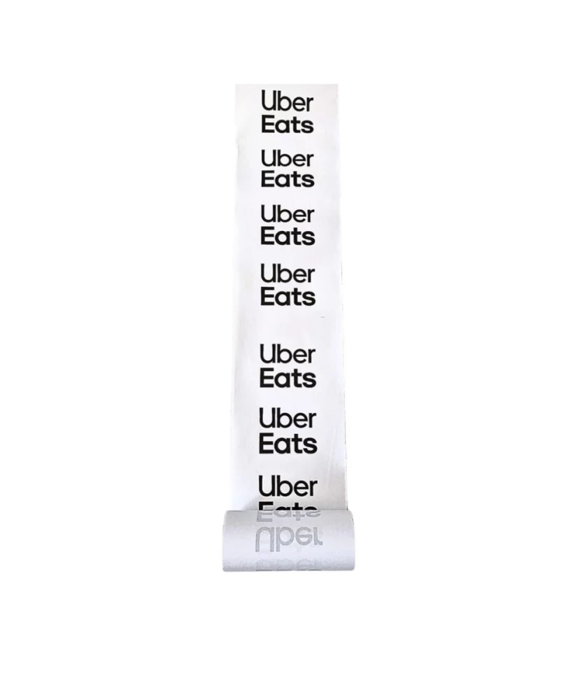 Thermopapier Uber Eats Kassenrollen (50 Stück, 80 x 60 mm)
